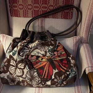 Brighton Multicolor Butterfly Shoulder Bag